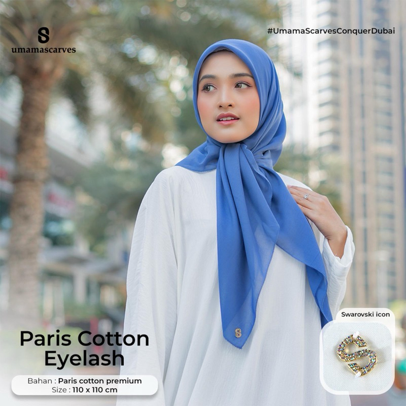 Hijab Umama Scarves paris Cotton Premium Eyelash