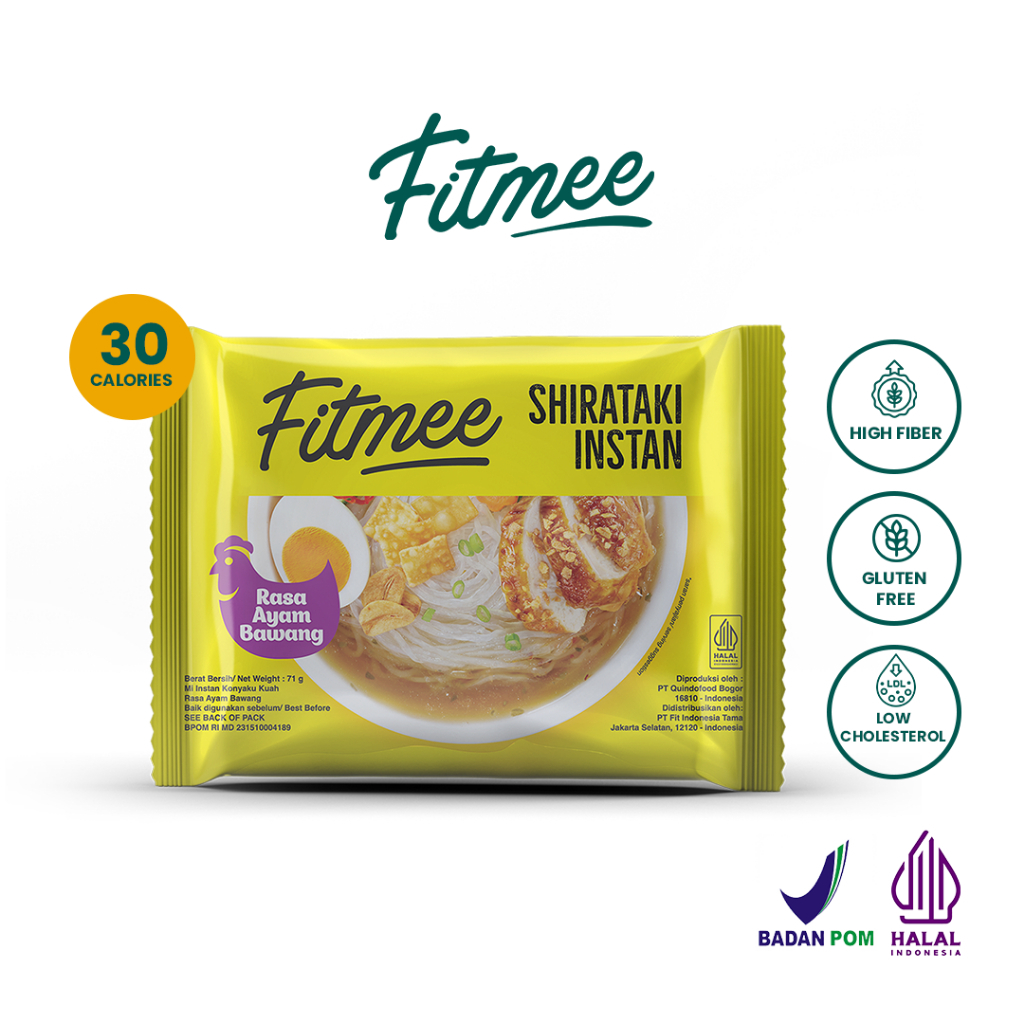 

Fitmee Mie Instan Shirataki Ayam Bawang 2 Pcs