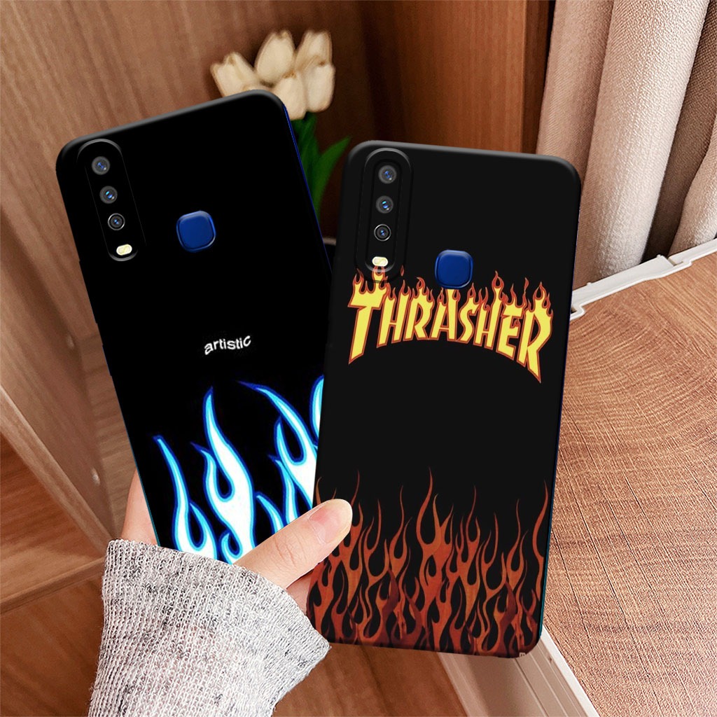 Sofcase Vivo Y11/Y12/Y12i/Y15/Y17/Y19 Motif Api - Case Cantik - Case Terbaru - Case Kekinian - Case 