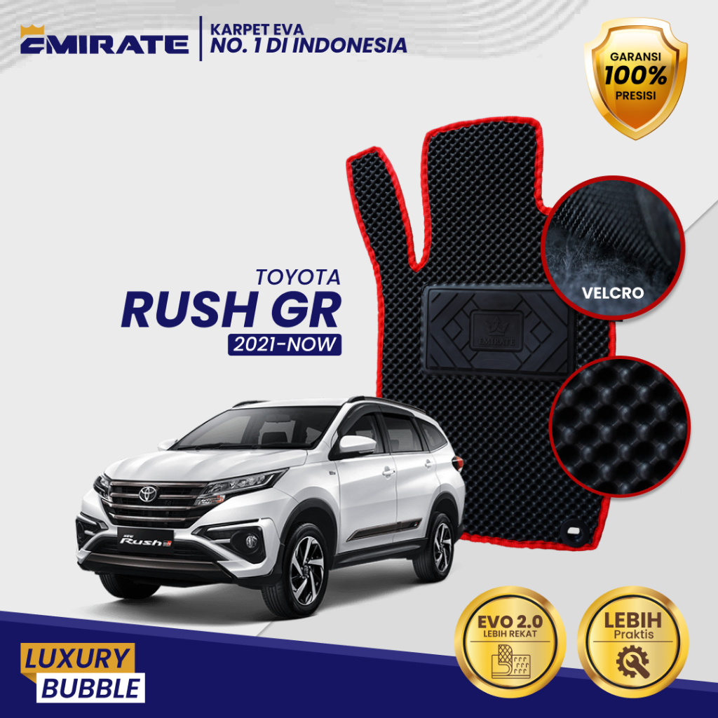 Karpet Mobil Luxury Bubble EVA PREMIUM Toyota Rush GR 2021-2024