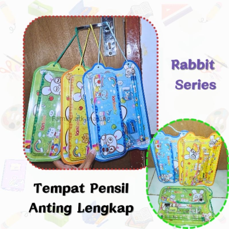 

Set Tempat Pensil Kuromi Rabbit Satu Set sudah dapat pensil penghapus rautan penggaris / tempat pensil murah malang / tempat pensil set