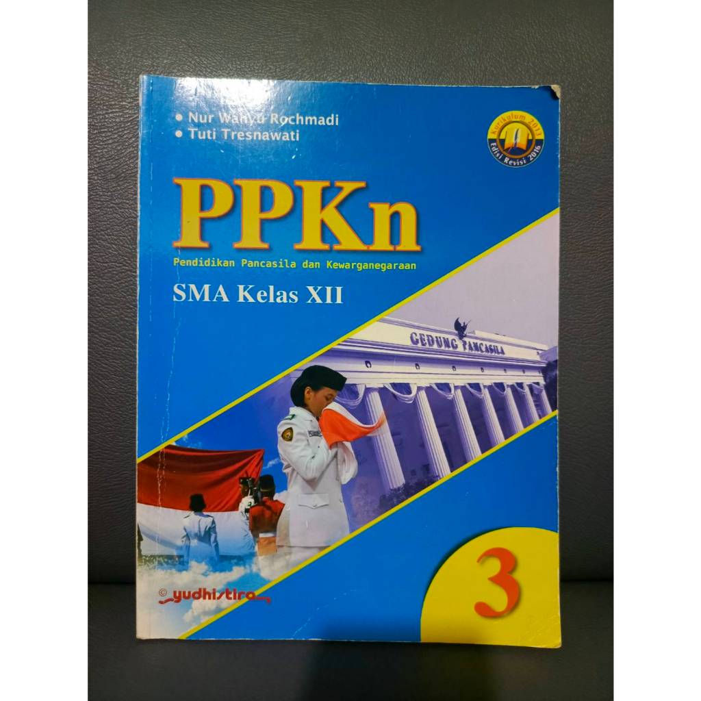 Buku PPKN Bekas Untuk SMA/MA Kelas XII Penerbit Yudhistira