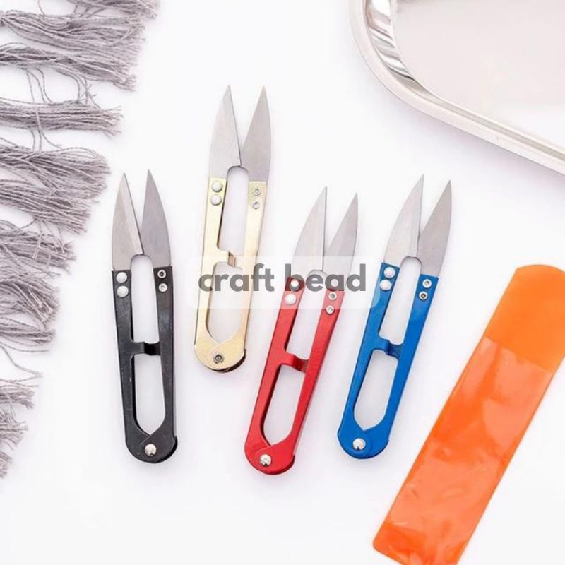 

Gunting Benang Kain Stainless Steel Peralatan Kerajinan DIY - 1Pcs