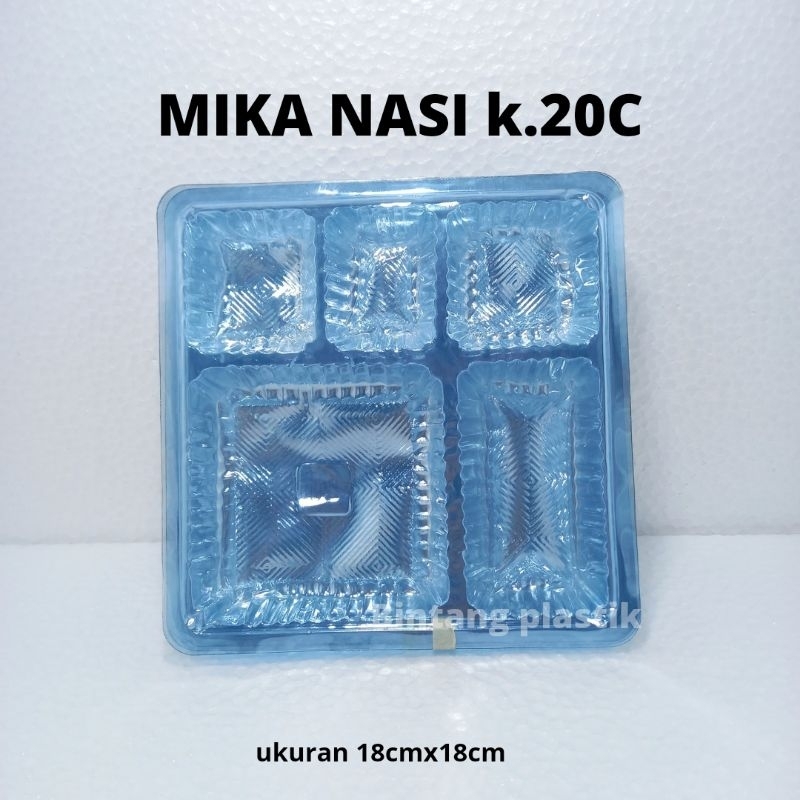 

MIKA NASI 18cmx18cm K.20C (untuk dus nasi R8) ( dapat 10 pcs)