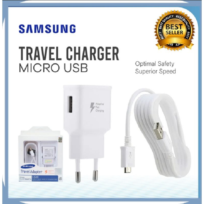 SAMSUNG ORIGINAL 100% Charger Galaxy A10S A10 / A01 A01 Core - Samsung M10S M10/  Galaxy A6 A6 Plus 