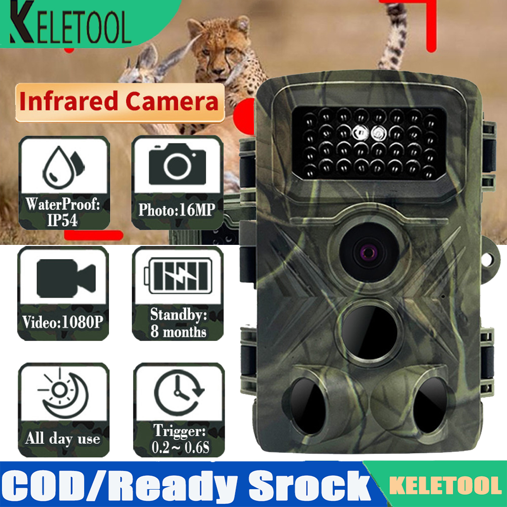 HD Kamera Observasi Hunting Pengintai Trail Hewan Liar Kamera Observasi Waterproof Digital Trail Cam