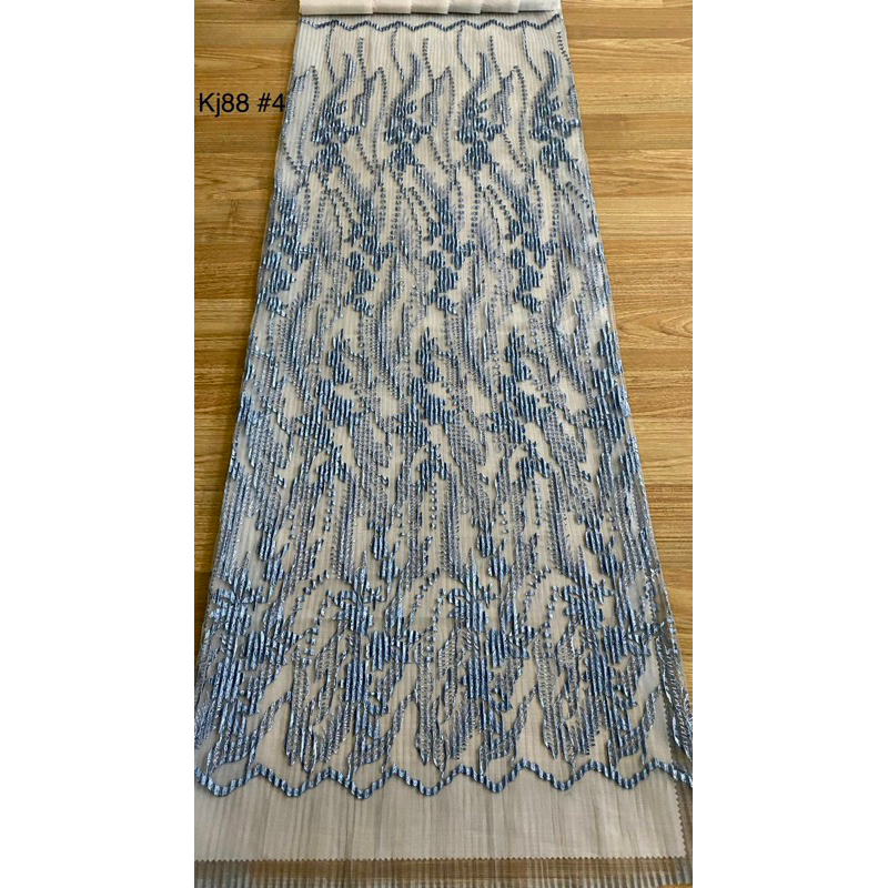 TILE PLISKET BORDIR EXCLUSIVE | TILE SAPTO | TILE PLISKET MOTIF PREMIUM | Kebaya Brokat brukat lebar