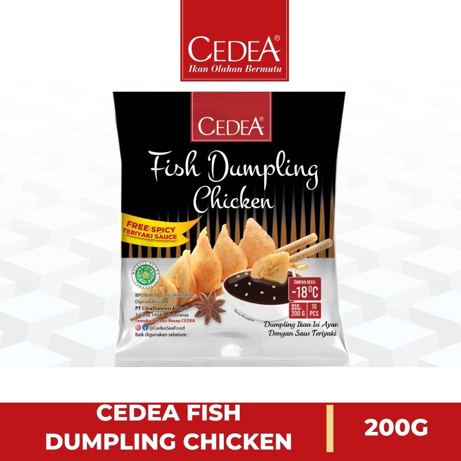 

CEDEA FISH DUMPLING CHEESE & CHICKEN 200GR