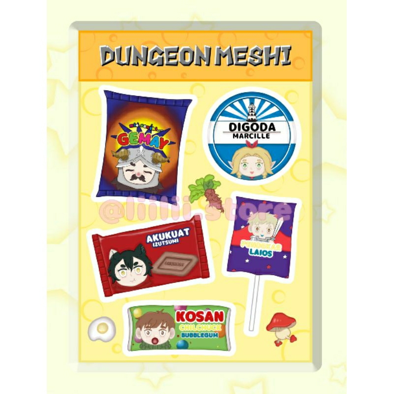 Stickers Dungeon Meshi | Delicious In Dungeon | Stickers