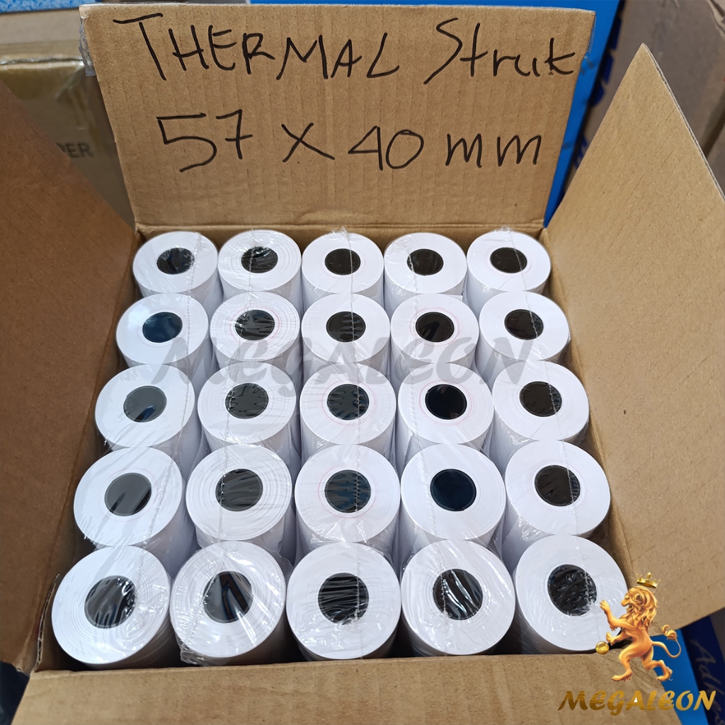 

DUS Thermal Struk 57x40 Paper Roll Struk Kasir