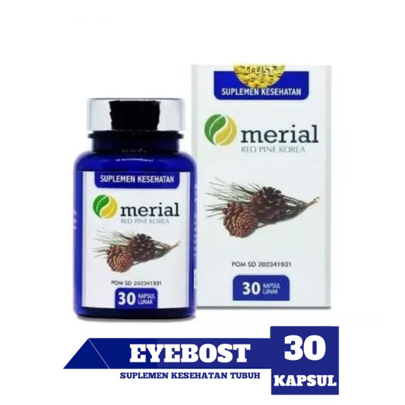 Obat Kolesterol Merial Red Pine Korea 100% Original Obat Memelihara kesehatan Merial Fish oil - Meri