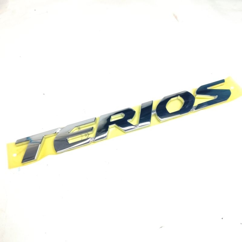 Emblem logo tulisan Terios untuk all new terios original