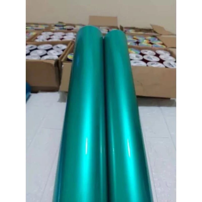Skotlet hijau tosca metalic candy super glossy mengkilat sticker scotlite motor kualitas premium