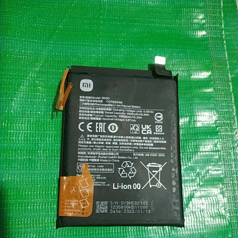 BATERAI BEKAS REDMI NOTE 11 BN5D