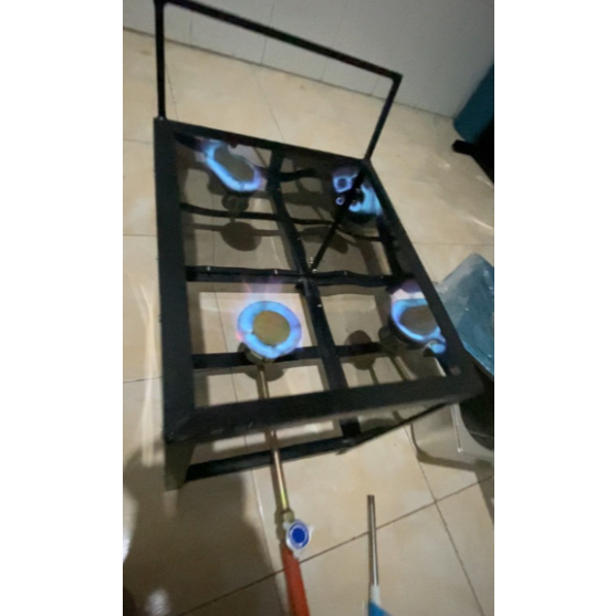 krangka / dudukan wajan kotak + kompor
