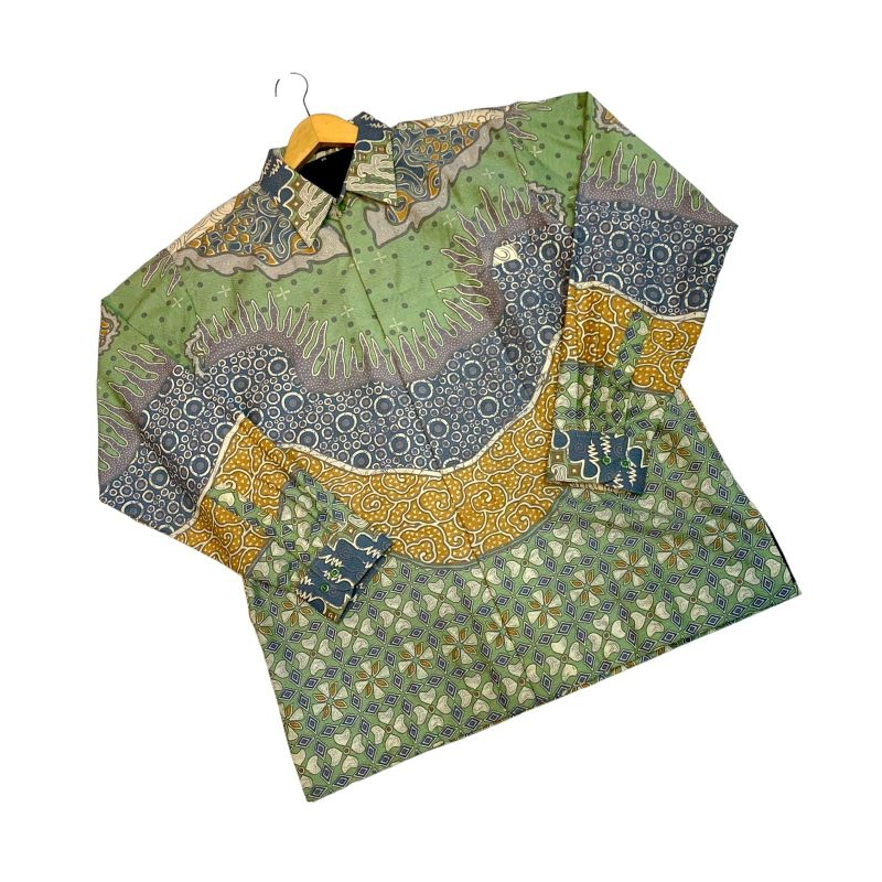 kemeja batik pria elegan bahan doby