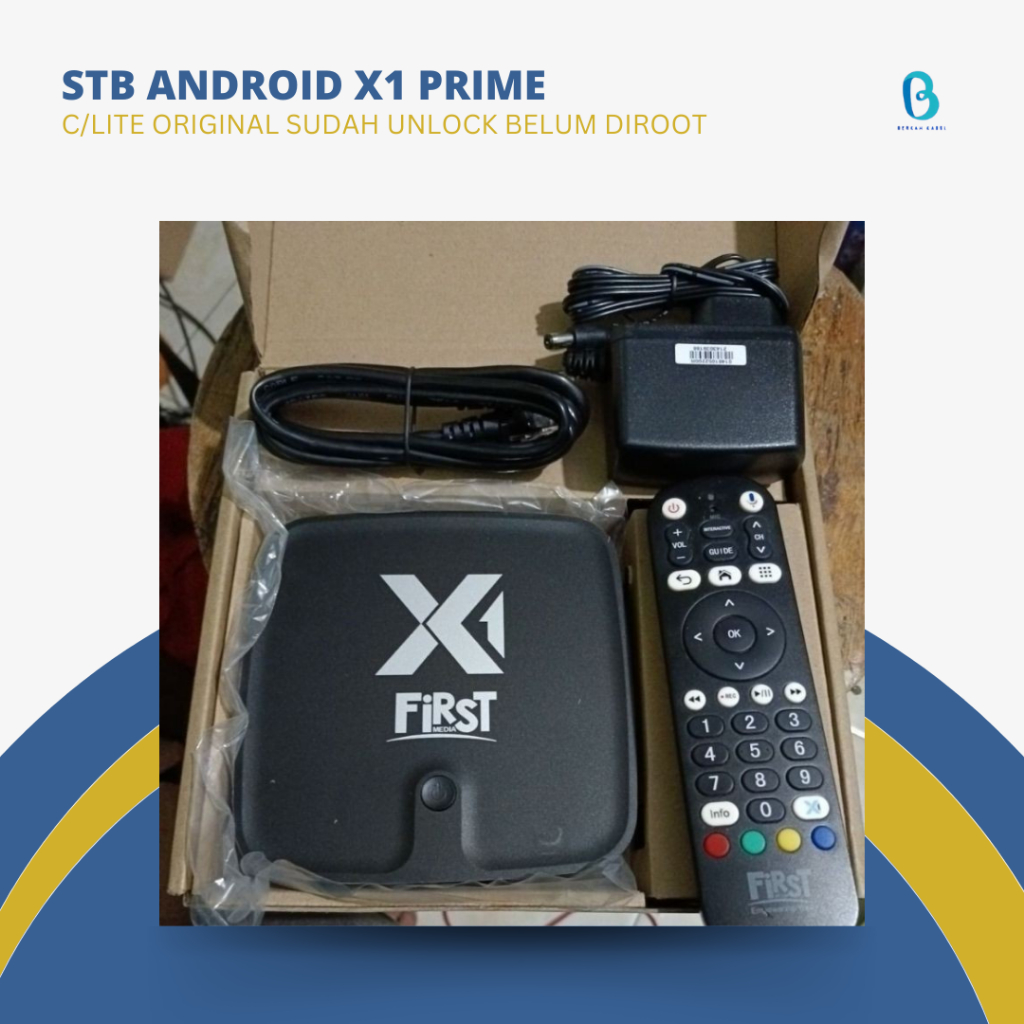 STB ANDROID X1 PRIME LITE/C/R2 ORIGINAL SUDAH UNLOCK SUPPORT REMOTE VOICE
