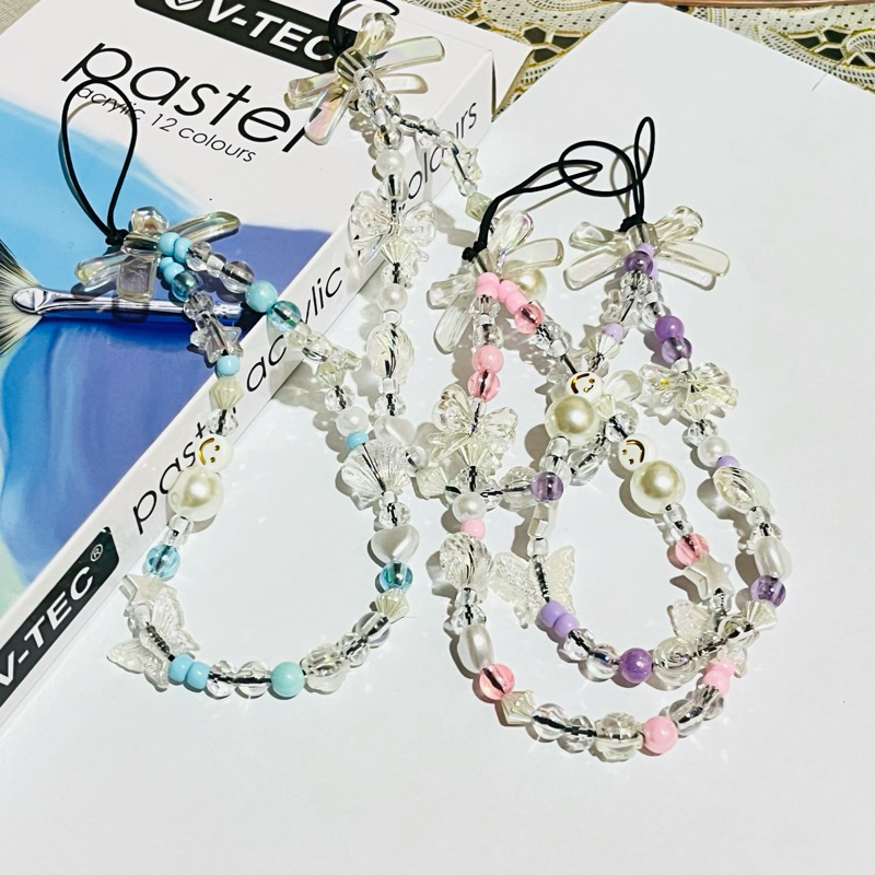 strap phone manik simple | strap phone tali giok