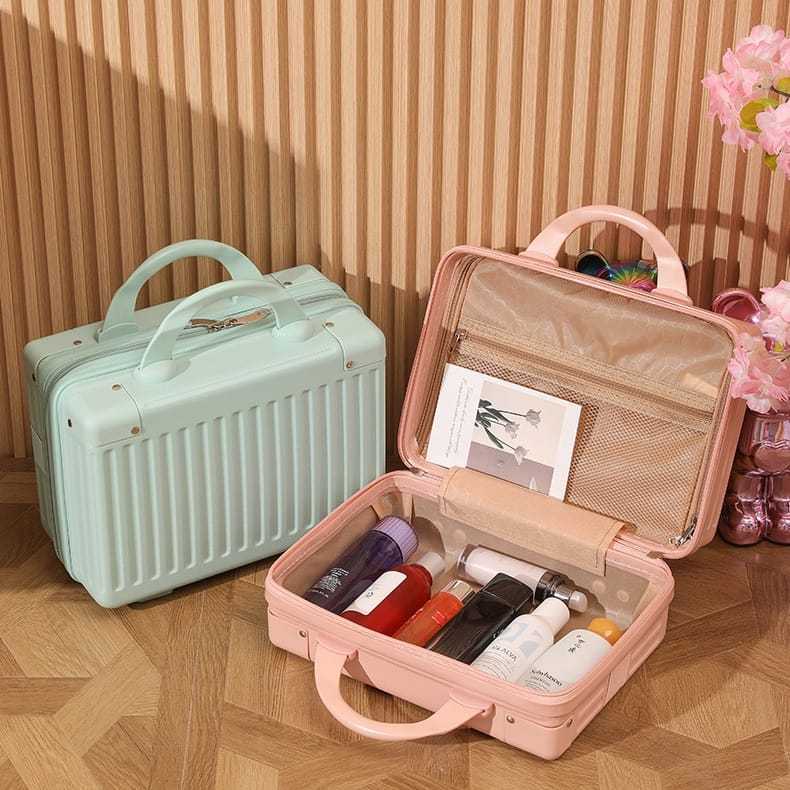KOPER 14 INCH MINI WANITA BEAUTYCASE TAS MAKE UP PREMIUM