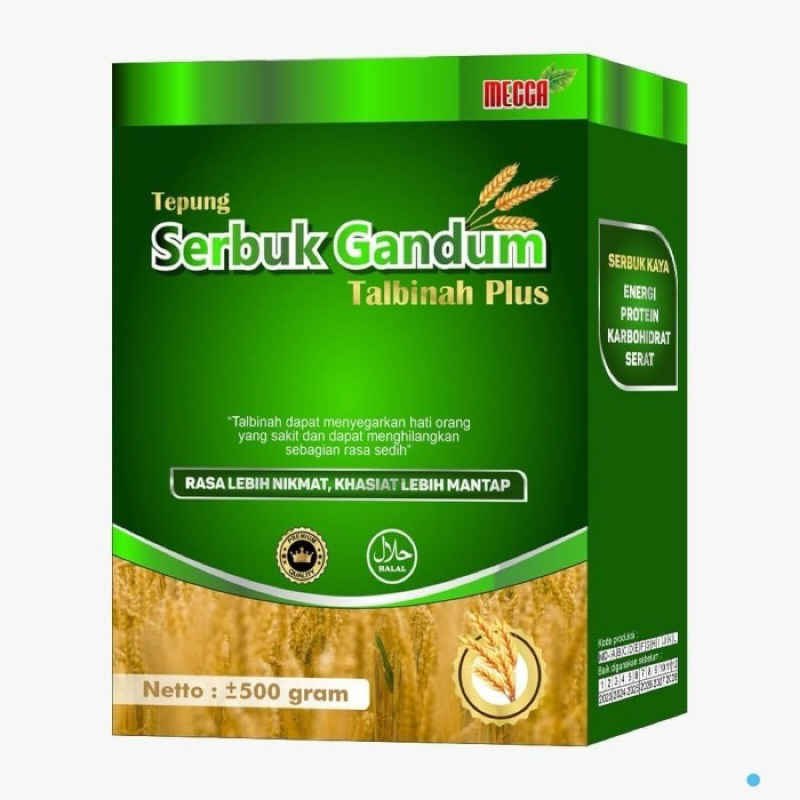 

TEPUNG SERBUK GANDUM TALBINAH MECCA 500gr