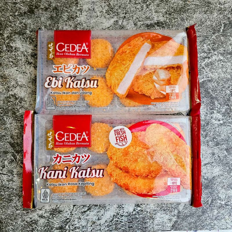 

CEDEA KANI KATSU DAN EBI KATSU 216gr