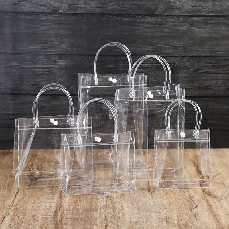 

ORIGINAL Mika Transparant Tas Tenteng Varian size transparan hampers Kota Tebal banyak ukuran PVC Polos Goodie Bag Souvenir Gift Ulang Tahun Bening Tote Mini Barang Cewek Aesthetic Style Chikoisme