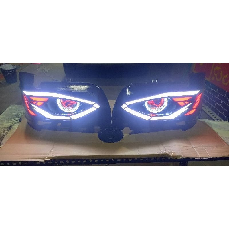 lampu depan t120ss custom