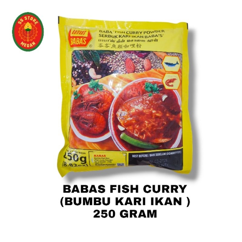 

Bumbu Babas Kari Ikan (Fish Curry Powder) 250 gram