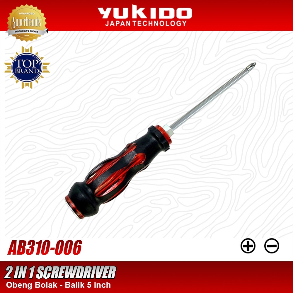 Obeng Ketok Bolak Balik Panjang / Pendek / Reversible Knock Screwdriver