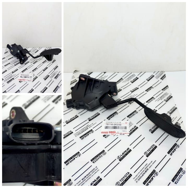 Pedal gas sensor gas innova fortuner hilux 78110- 0k040 asli