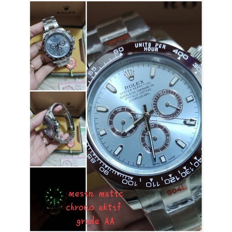 Rolex daytona OYSTER PERPETUAL ICE BLUE COSMOGRAPH grad AA chronograp aktif