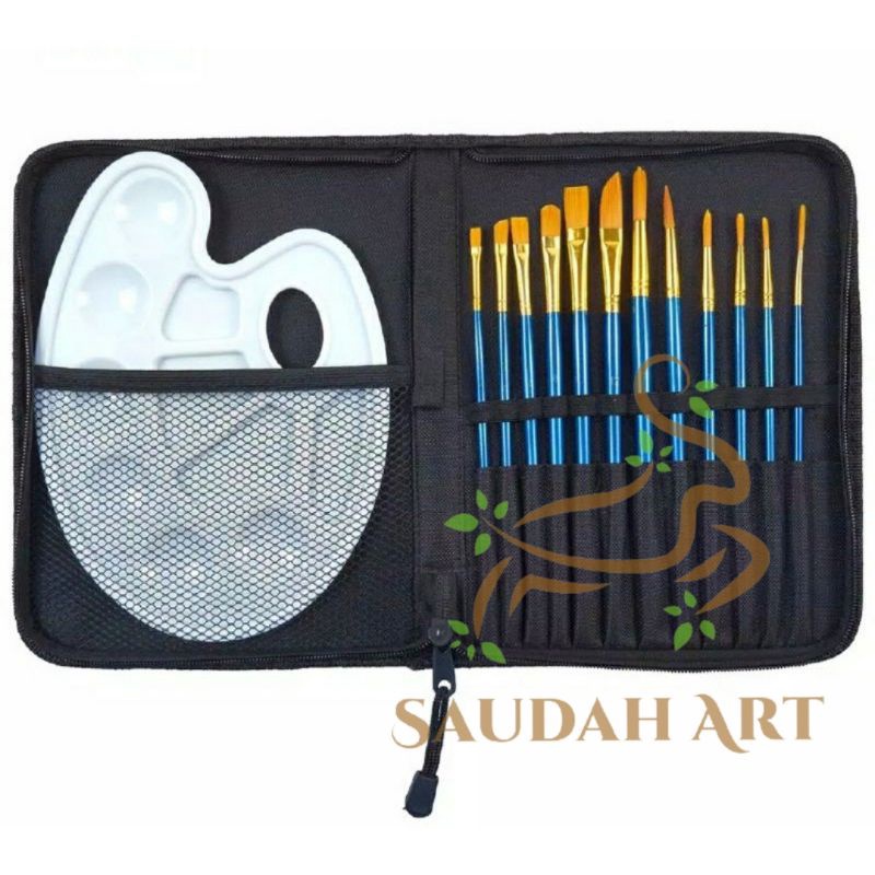 

TRENDING JOYKO Kuas lukis palet BRS7 kuas set Tas