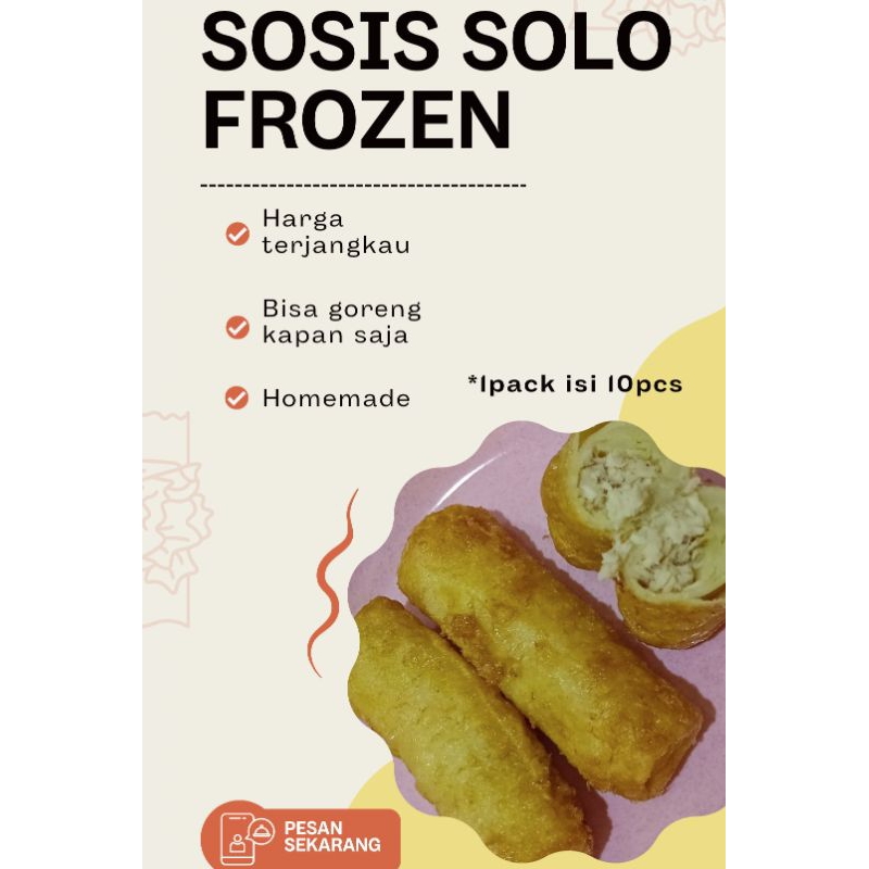 

Sosi Solo Frozen Homemade