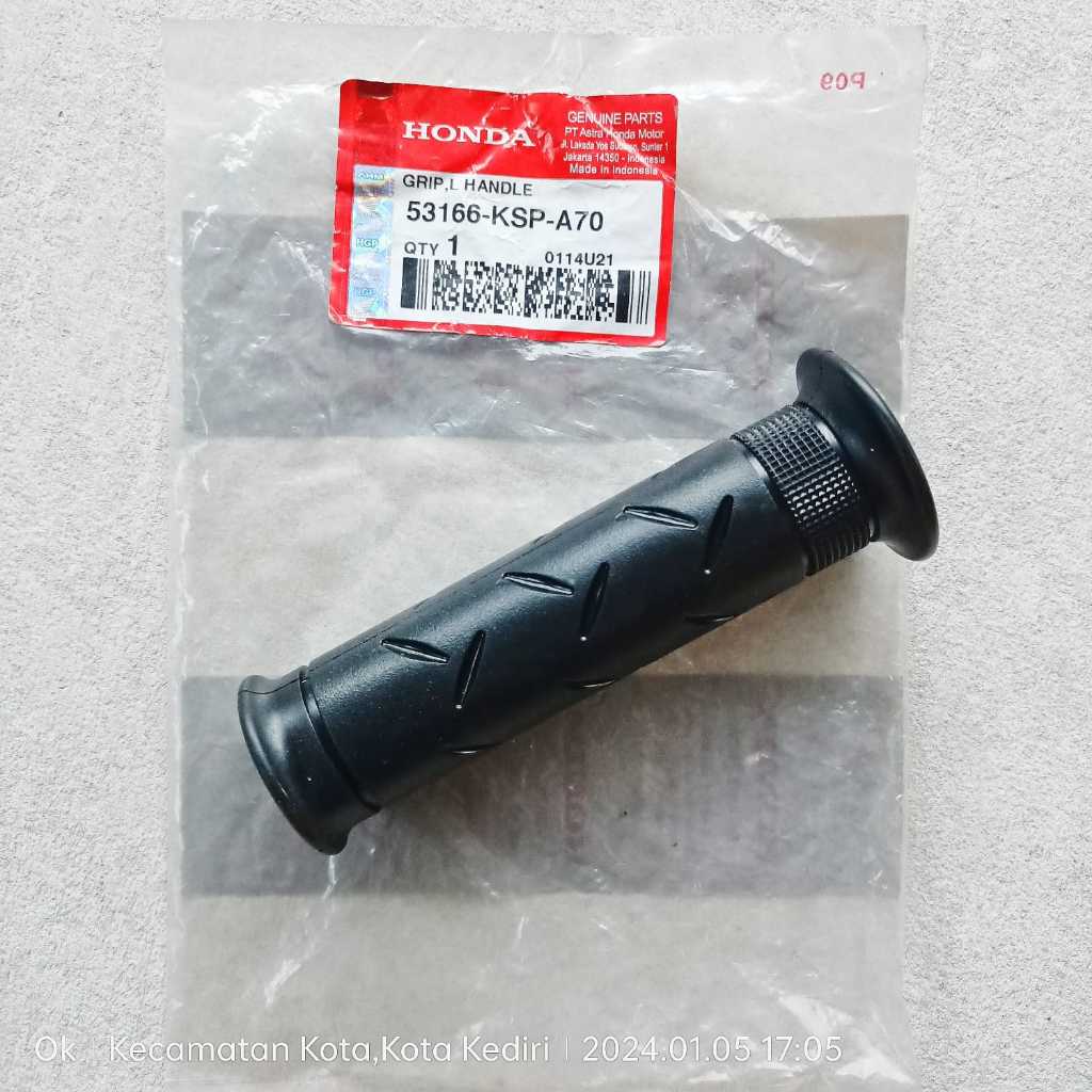 Karet Stang-Handgrip Kiri New MegaPro CBR-150 KPP CB-150R CBU Ori AHM