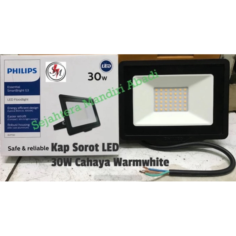 Lampu Sorot Floodlight BVP 150 LED 30 Watt Philips