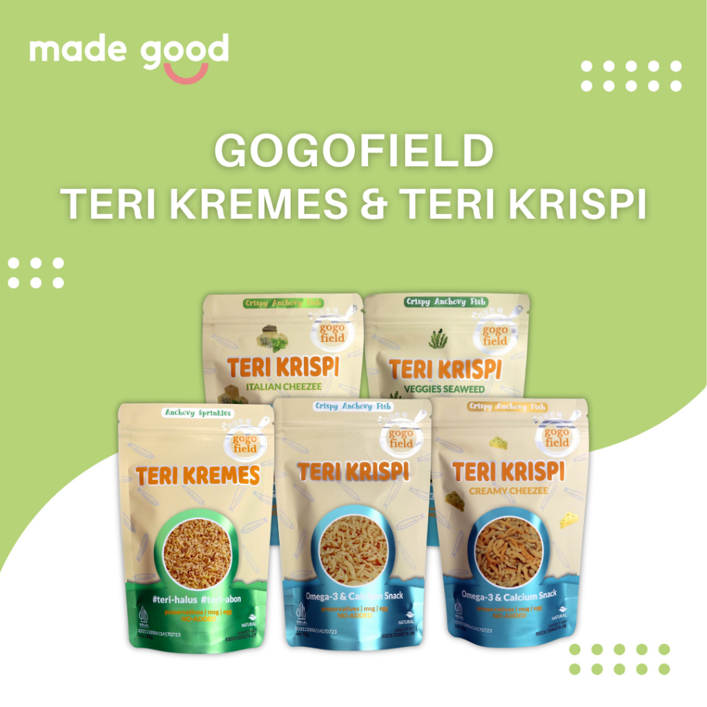 

Gogofield Teri Krispi 30gr Sehat No MSG