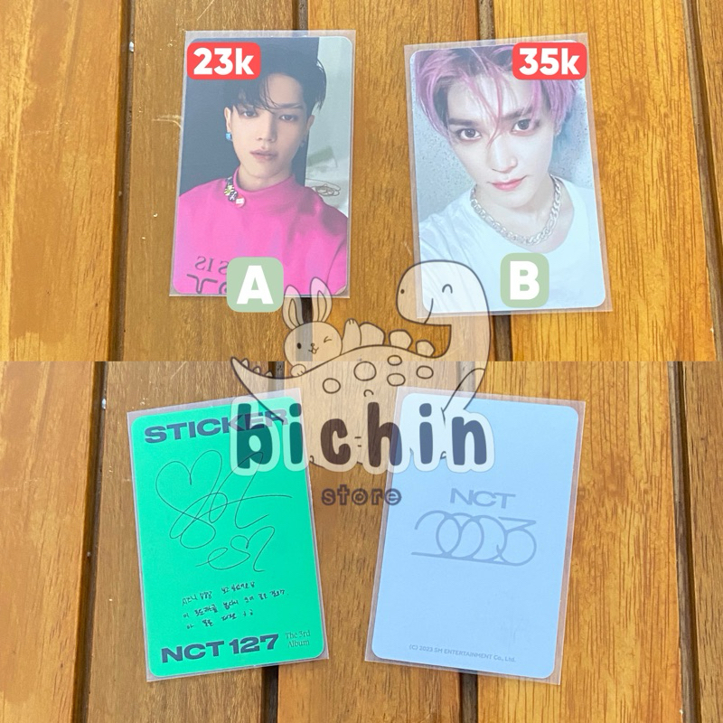 SUPER CLEARANCE SALE - ꒰ aab nct - taeyong ꒱ photocard official taeyong nct