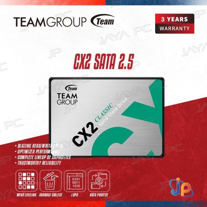 Team SSD CX2 1TB Sata 3 - SSD 1 TB 2.5"