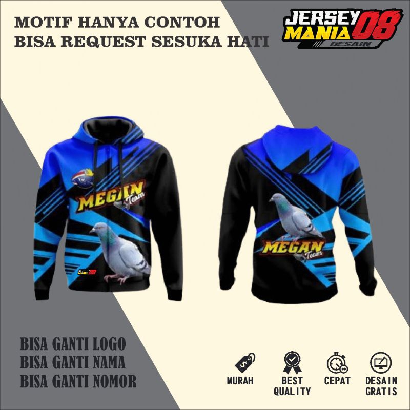 JERSEY JAKET MERPATI CUSTOM