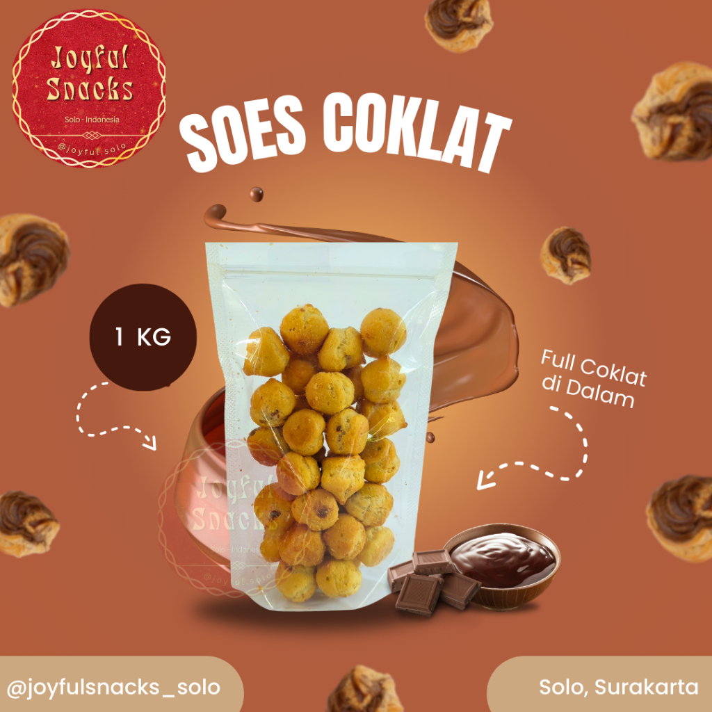 

[1 KG] SOES COKLAT | JOYFUL SNACKS SOLO