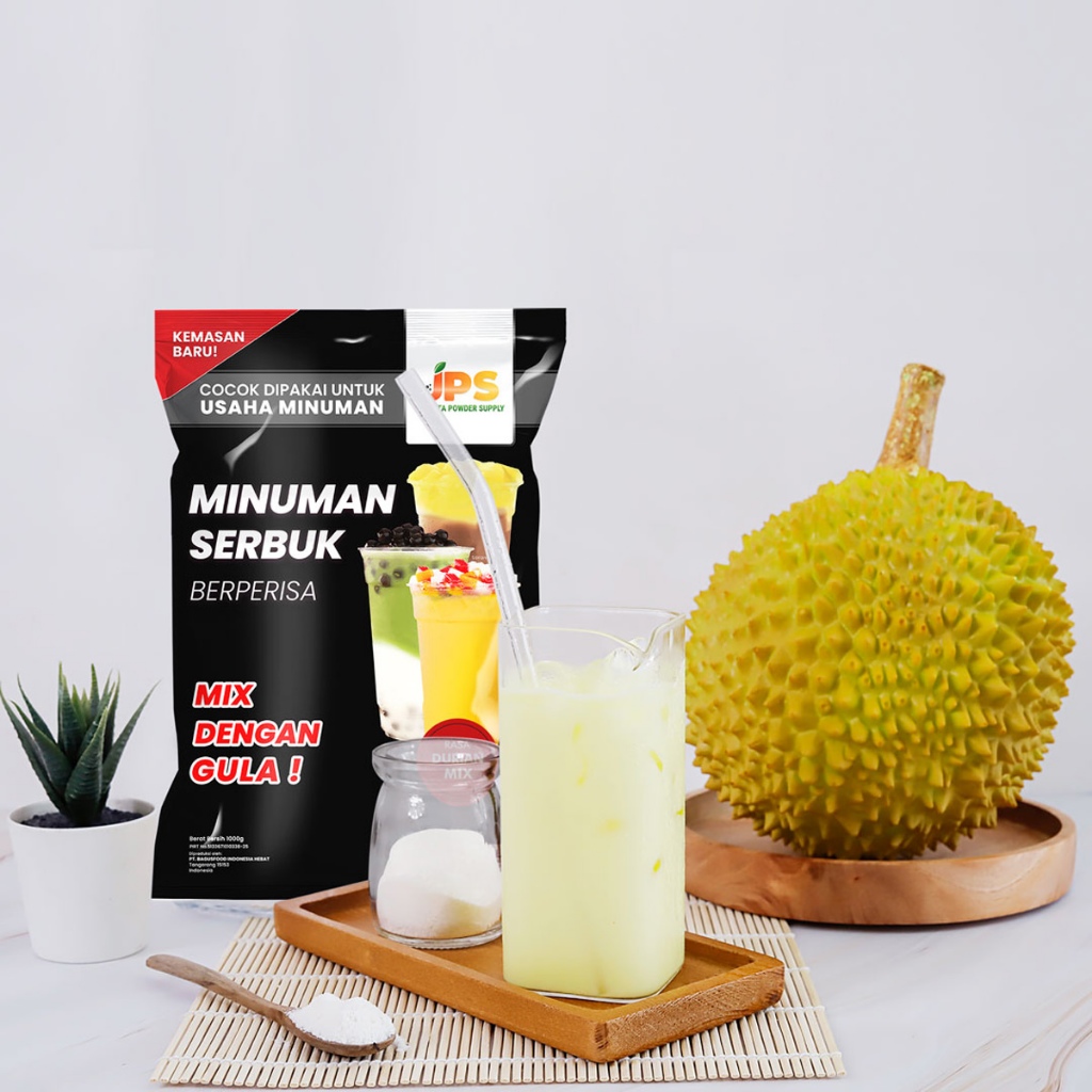 

JPS Mix Durian 1 kg Bubuk Minuman Dengan Gula / Serbuk Instan Berperisa