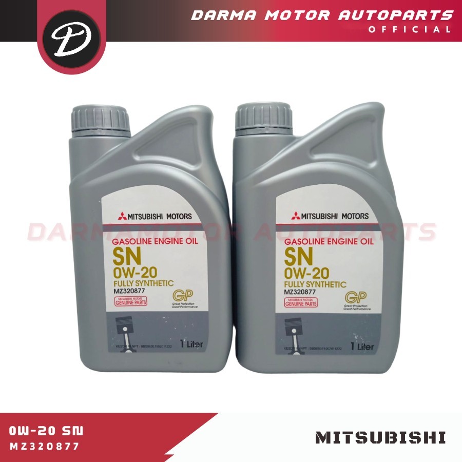 OLI MESIN XPANDER MIRAGE OUTLANDER 0W-20 ASLI ORI MZ320877 MITSUBISHI