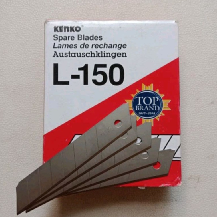 

KODE L15E ISI PISAU CUTTER KENKO L 15 Per Pack isi 12 Tube