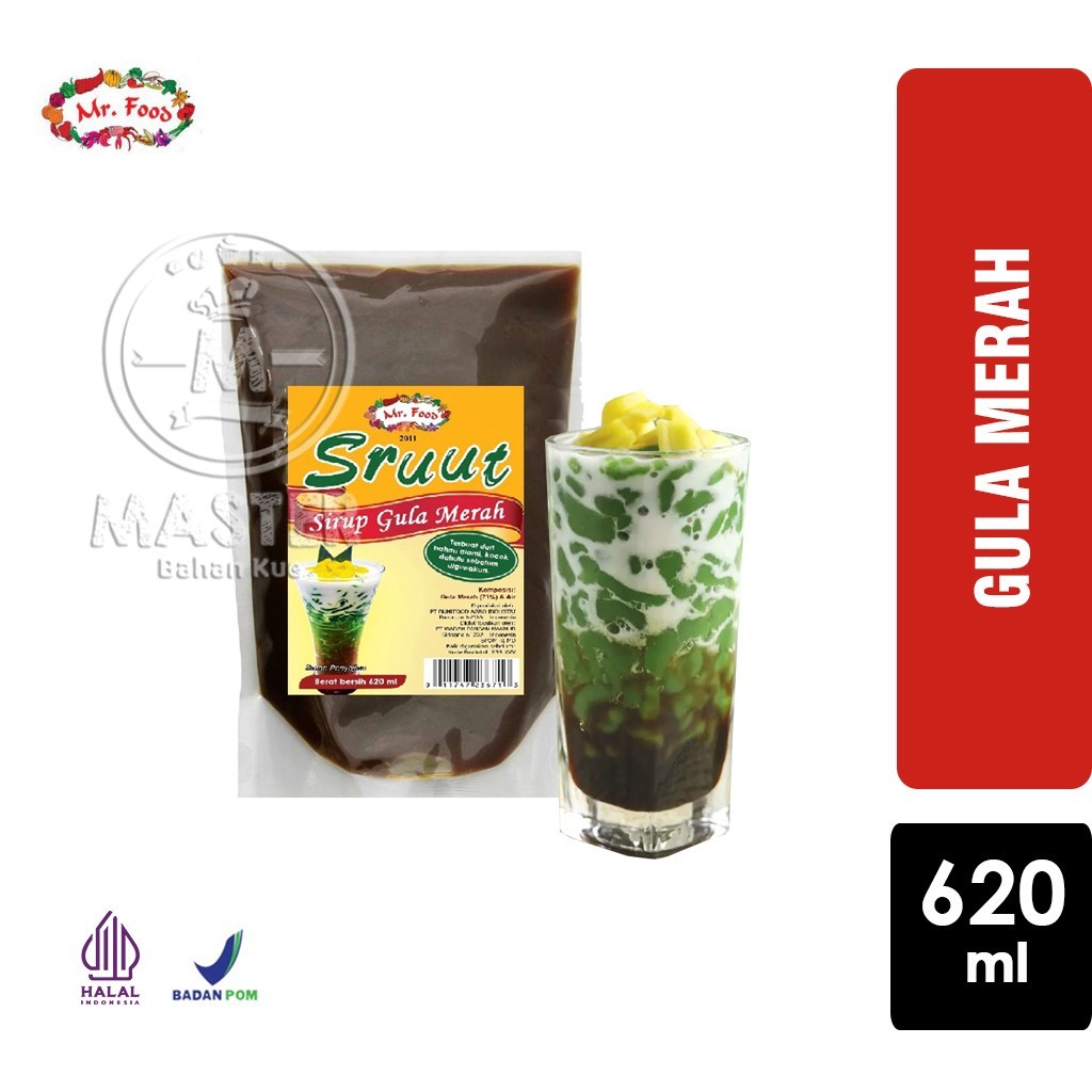 

Sirup Gula Merah Sruut Syrup Gula Cendol Dawet [Pouch 620ml]