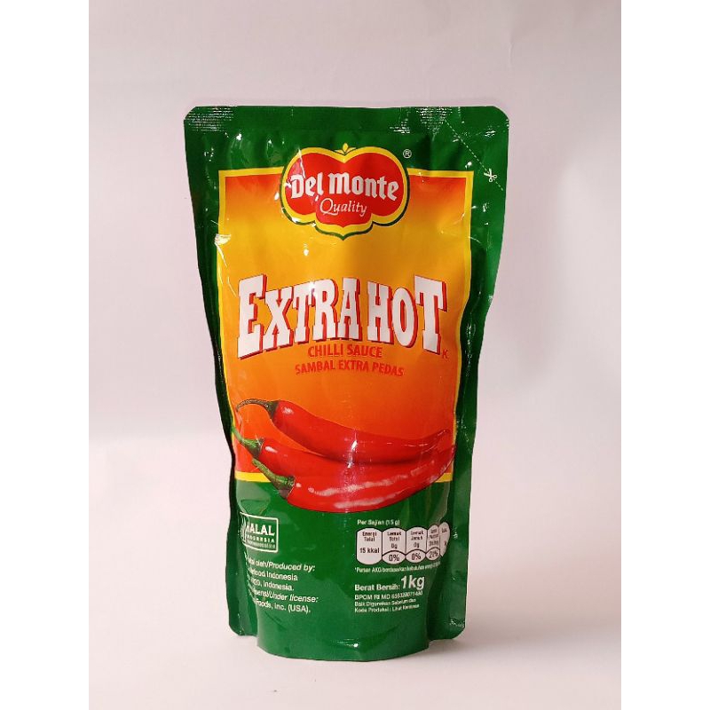 

Delmonte Saus Extra Hot Pouch 1kg