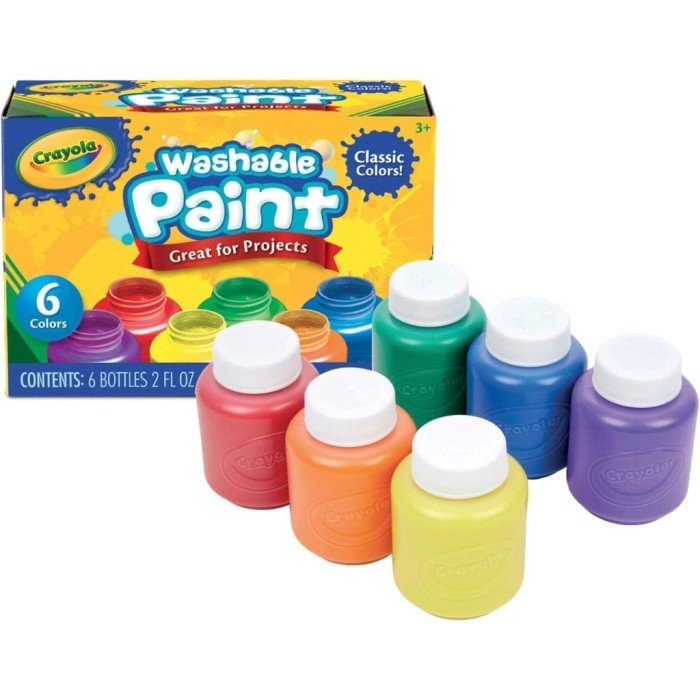 

Cat Crayola Washable Project Paint Classic - 6 Colors