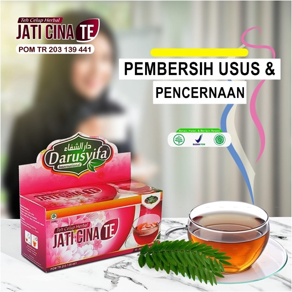 

Teh daun jati cina pelancar bab detox pembersih usus pencernaan original