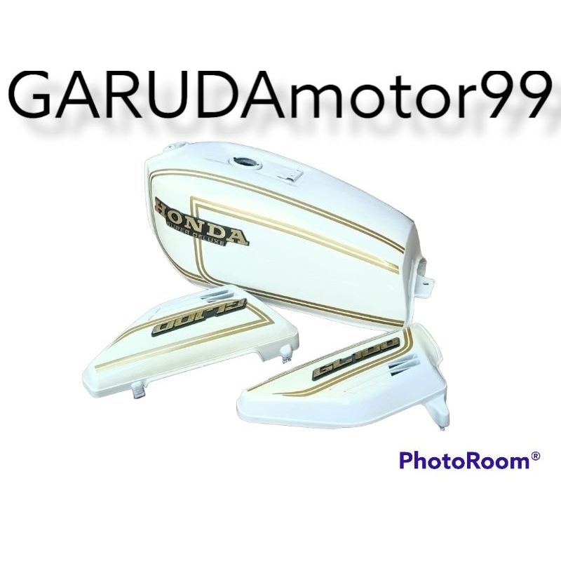 PROMO PAKET HEMAT BODY HONDA GL 100  GL CEPEK GL 125 TANGKI SET COVER AKI SUDAH ADA STRIPING NYA DAN