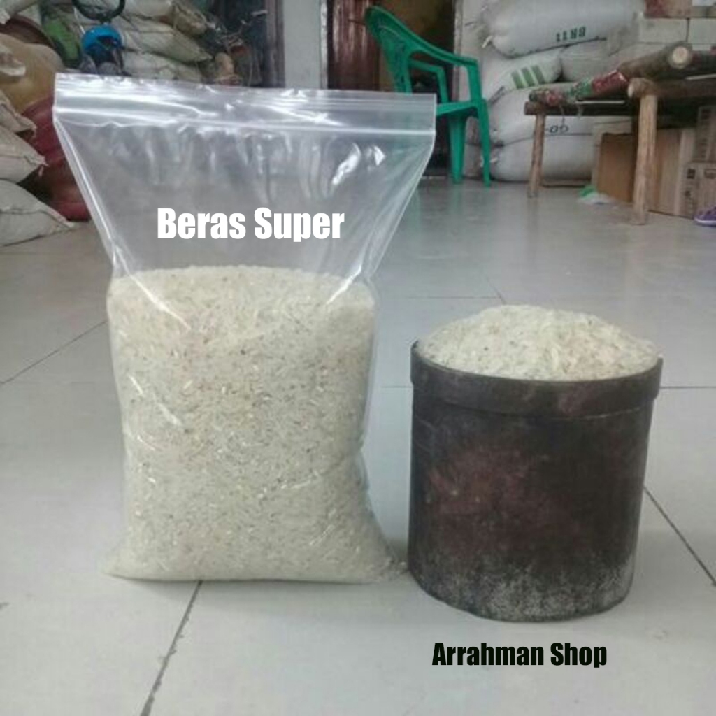 

Beras Super Pulen 1 liter - beras 1 liter - beras kualitas super per liter