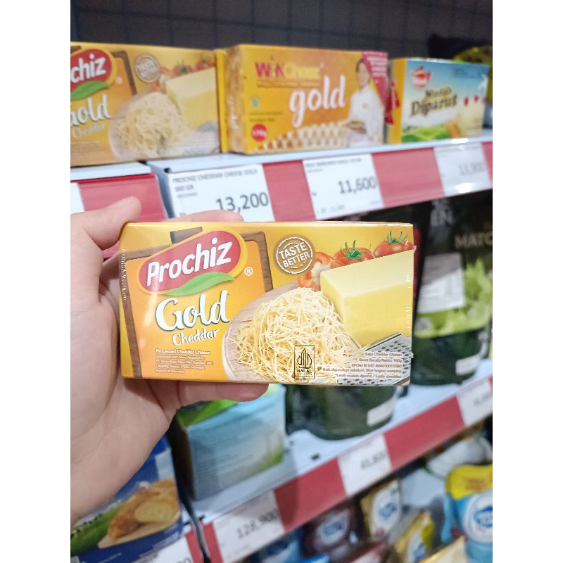 

[ 160 GRAM ] Keju Prochiz Gold Cheddar Parut 160 Gram